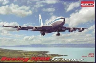 Liimattava pienoismalli Roden 319 Boeing 720B Pan American 1/144 hinta ja tiedot | Koottavat pienoismallit | hobbyhall.fi