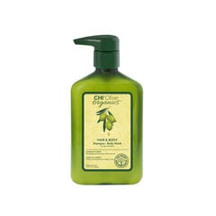 Shampoo ja vartalopesu CHI Olive Organics Hair & amp. Vartaloshampoo 340 ml hinta ja tiedot | Shampoot | hobbyhall.fi