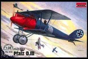 Liimattava pienoismalli Roden 613 Pfalz D.III 1/32 1/32 hinta ja tiedot | Koottavat pienoismallit | hobbyhall.fi