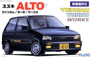 Liimattava pienoismalli Fujimi ID-56 Suzuki Alto Twincam/Turbo/Altoworks 1/24, 46303 hinta ja tiedot | Koottavat pienoismallit | hobbyhall.fi