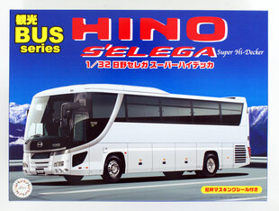 Liimattava malli Fujimi BUS-1 Hino S`elega Super Hi Decker 1/32, 11103 hinta ja tiedot | Koottavat pienoismallit | hobbyhall.fi