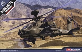 Liimattava pienoismalli Academy 12537 British Army AH-64 Afganistan 1/72 hinta ja tiedot | Koottavat pienoismallit | hobbyhall.fi