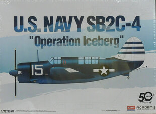 Liimattava pienoismalli Academy 12545 U.S.Navy SB2C-4 Operation Iceberg 1/72 hinta ja tiedot | Koottavat pienoismallit | hobbyhall.fi