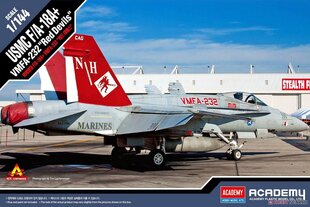 Liimattava malli Academy 12627 USMC F-18A VMFA-232 Red Devils 1/144 hinta ja tiedot | Koottavat pienoismallit | hobbyhall.fi