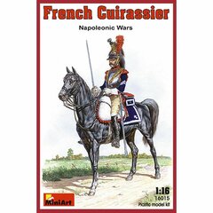 Liimattava pienoismalli MiniArt 16015 French Cuirassier. Napoleonin sodat. 1/16 hinta ja tiedot | Koottavat pienoismallit | hobbyhall.fi