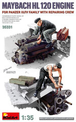 Liimattava malli MiniArt 35331 Maybach HL 120 Engine for Panzer III/IV Family w/Repair Crew 1/35 hinta ja tiedot | MiniArt Urheilu ja vapaa-aika | hobbyhall.fi