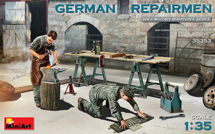 Liimattava pienoismalli MiniArt 35353 German Repairmen 1/35 hinta ja tiedot | Koottavat pienoismallit | hobbyhall.fi