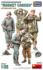 Liimattava malli MiniArt 35393 Market Garden (Netherlands 1944) Resin Heads 1/35 hinta ja tiedot | Koottavat pienoismallit | hobbyhall.fi