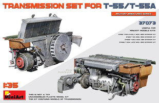 Liimattava pienoismalli MiniArt 37073 Transmission Set for T-55/T-55A 1/35 hinta ja tiedot | Koottavat pienoismallit | hobbyhall.fi