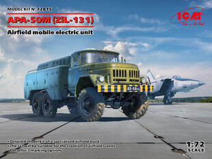 Liimattava malli ICM 72815 Airfield mobile electric unit APA-50M (ZiL-131) 1/72 hinta ja tiedot | Koottavat pienoismallit | hobbyhall.fi