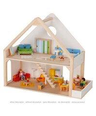 Kaksikerroksinen talo, jossa on nukke Goki hinta ja tiedot | GOKI Lapset | hobbyhall.fi