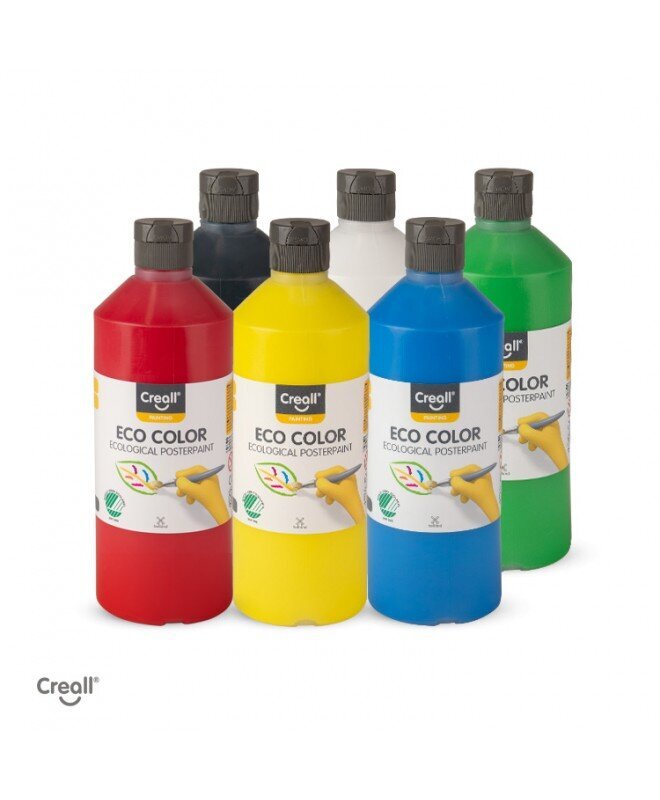 Orgaaninen maalisarja Creall 6 x 500 ml hinta ja tiedot | Taide- ja askartelutarvikkeet | hobbyhall.fi