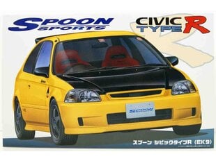 Fujimi - Spoon Honda Civic Type R (EK9), 1/24, 04635 hinta ja tiedot | LEGOT ja rakennuslelut | hobbyhall.fi