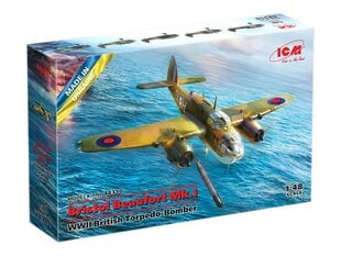 Liimitav mudel ICM 48310 WWII British Torpedo-Bomber Bristol Beaufort Mk.I 1/48 hinta ja tiedot | Koottavat pienoismallit | hobbyhall.fi