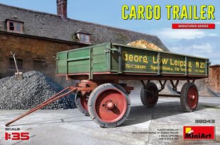 Liimattava pienoismalli MiniArt 38043 Cargo Trailer 1/35 hinta ja tiedot | Koottavat pienoismallit | hobbyhall.fi