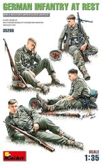 Liimattava pienoismalli MiniArt 35266 Saksan jalkaväki levossa 1/35 hinta ja tiedot | Koottavat pienoismallit | hobbyhall.fi