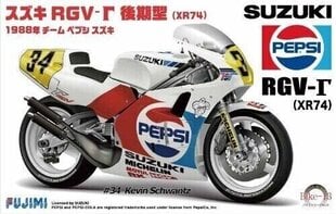 Liimattava pienoismalli Fujimi Bike-No13 Suzuki RGV-γ 1988 Champion 1/12 141435 hinta ja tiedot | Koottavat pienoismallit | hobbyhall.fi