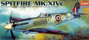 Liimattava pienoismalli Academy 12484 SPITFIRE MK.XIVC 1/72 hinta ja tiedot | Academy Hobby Vapaa-ajan pelit ja askartelu | hobbyhall.fi