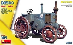 Liimattava malli MiniArt 24001 German Agricultural Tractor D8500 Mod 1938 1/24 hinta ja tiedot | Koottavat pienoismallit | hobbyhall.fi