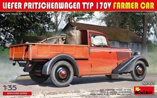 Liimattava malli MiniArt 38060 Liefer Pritschenwagen Typ 170V Farmer Car 1/35 hinta ja tiedot | Koottavat pienoismallit | hobbyhall.fi