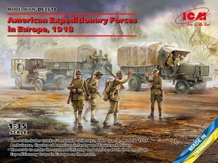 Liimattava malli ICM DS3518 American Expeditionary Forces in Europe 1918 1/35 hinta ja tiedot | Koottavat pienoismallit | hobbyhall.fi