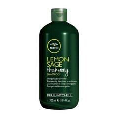 Sitruunaa, salviaa ja teepuuöljyä sisältävä tuuheutta antava shampoo Paul Mitchell Lemon Sage Shampoo, 300 ml hinta ja tiedot | Shampoot | hobbyhall.fi