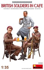 Liimattava pienoismalli MiniArt 35392 British Soldiers in Cafe 1/35 hinta ja tiedot | Koottavat pienoismallit | hobbyhall.fi