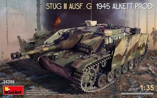 Liimattava malli MiniArt 35388 StuG III Ausf. G 1945 Alkett Prod. 1/35 hinta ja tiedot | Koottavat pienoismallit | hobbyhall.fi