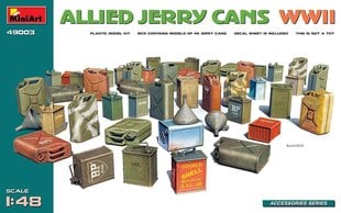 Liimattava pienoismalli MiniArt 49003 Allied Jerry Cans WW2 1/48 hinta ja tiedot | Koottavat pienoismallit | hobbyhall.fi