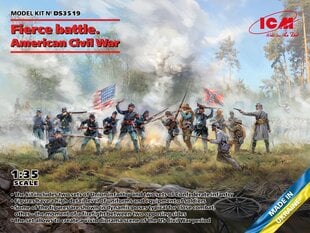 Liimattava malli ICM DS3519 Fierce battle American Civil War (16 hahmoa) 1/35 hinta ja tiedot | Koottavat pienoismallit | hobbyhall.fi