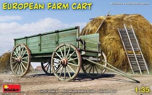 Liimattava pienoismalli MiniArt 35642 European Farm Cart 1/35 hinta ja tiedot | Koottavat pienoismallit | hobbyhall.fi
