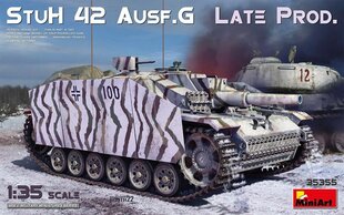 Liimattava malli MiniArt 35355 StuH 42 Ausf. G Late Prod 1/35 hinta ja tiedot | Koottavat pienoismallit | hobbyhall.fi