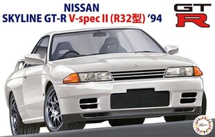 Liimattava malli Fujimi ID-47 Nissan R32 GT-R V-spec II '94 46570 1/24 hinta ja tiedot | Koottavat pienoismallit | hobbyhall.fi