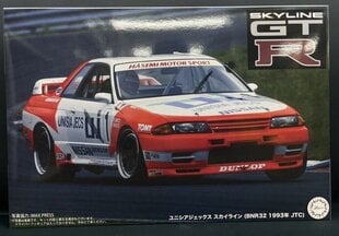 Liimattava malli Fujimi Axes No.5 Nissan Skyline Unisia Jecs Skyline (BNR32 1993 JTC) 141992 1/12 hinta ja tiedot | Koottavat pienoismallit | hobbyhall.fi