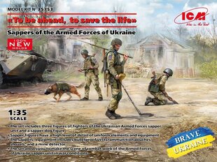 Liimattava malli ICM 35753 Sappers of the Armed Forces of Ukraine 1/35 hinta ja tiedot | Koottavat pienoismallit | hobbyhall.fi