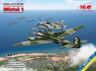 Liimattava malli ICM 48100 WWII German Composite Aircraft Mistel 1 1/48 hinta ja tiedot | Koottavat pienoismallit | hobbyhall.fi