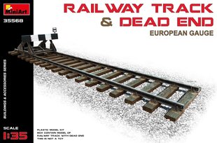 Liimattava malli MiniArt 35568 Railway Track & Dead End (eurooppalainen raide) 1/35 hinta ja tiedot | Koottavat pienoismallit | hobbyhall.fi