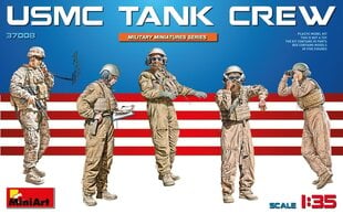 Liimattava pienoismalli MiniArt 37008 USMC Tank Crew 1/35 hinta ja tiedot | Koottavat pienoismallit | hobbyhall.fi
