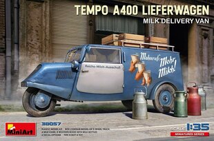 Liimattava malli MiniArt 38057 Tempo A400 Lieferwagen Milk Delivery Van 1/35 hinta ja tiedot | Koottavat pienoismallit | hobbyhall.fi