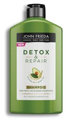 Puhdistava ja virkistävä shampoo John Frieda Detox & Repair 250 ml hinta ja tiedot | Shampoot | hobbyhall.fi