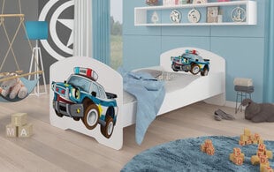 Lasten sänky ADRK Furniture Pepe Police, 80x160 cm, eri värejä hinta ja tiedot | Lastensängyt | hobbyhall.fi