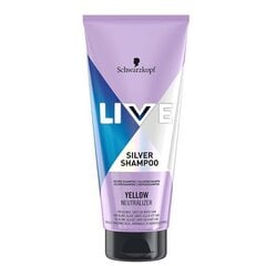 Keltainen neutraloiva shampoo vaaleille hiuksille Schwarzkopf Live, 200 ml hinta ja tiedot | Shampoot | hobbyhall.fi