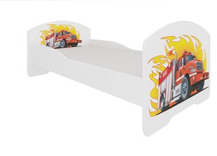 Lasten sänky ADRK Kalusteet Pepe Fire Truck, 70x140 cm, eri värejä hinta ja tiedot | Lastensängyt | hobbyhall.fi