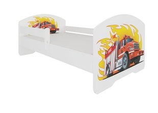 Lasten sänky ADRK Kalusteet Pepe Fire Truck, 70x140 cm, eri värejä hinta ja tiedot | Lastensängyt | hobbyhall.fi