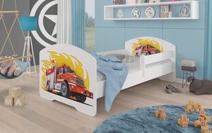 Lasten sänky ADRK Kalusteet Pepe Fire Truck, 70x140 cm, eri värejä hinta ja tiedot | Lastensängyt | hobbyhall.fi