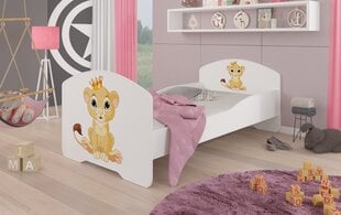 Lasten sänky ADRK Furniture Pepe Lion, 70x140 cm, eri värejä hinta ja tiedot | Lastensängyt | hobbyhall.fi