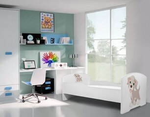 Lasten sänky ADRK Furniture Pepe Dog, 80x160 cm, eri värejä hinta ja tiedot | Lastensängyt | hobbyhall.fi