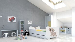Lasten sänky ADRK Furniture Gonzalo Dog, 80x160 cm, eri värejä hinta ja tiedot | Lastensängyt | hobbyhall.fi