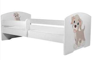 Lasten sänky ADRK Furniture Pepe Dog, 80x160 cm, eri värejä hinta ja tiedot | Lastensängyt | hobbyhall.fi