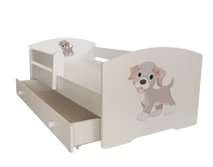 Lasten sänky ADRK Furniture Pepe Dog, 70x140 cm, eri värejä hinta ja tiedot | Lastensängyt | hobbyhall.fi